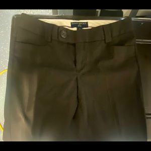 Black pinstripe banana republic